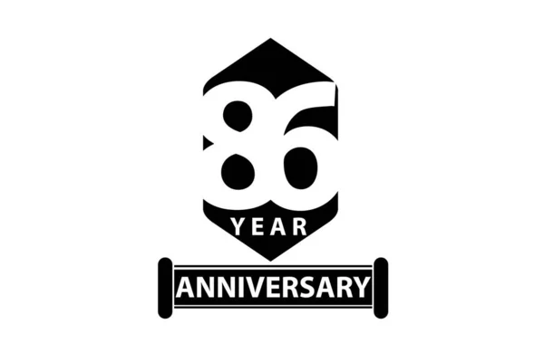 Years Anniversary Celebration Logotype Anniversary Logo — Stock Vector