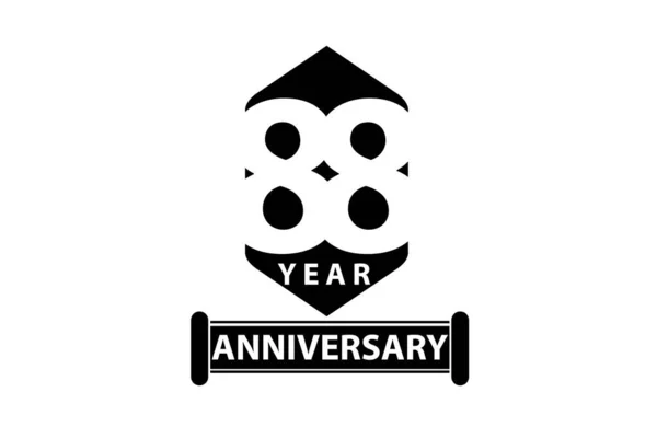 Years Anniversary Celebration Logotype Anniversary Logo — Stock Vector