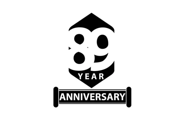 Years Anniversary Celebration Logotype Anniversary Logo — 스톡 벡터