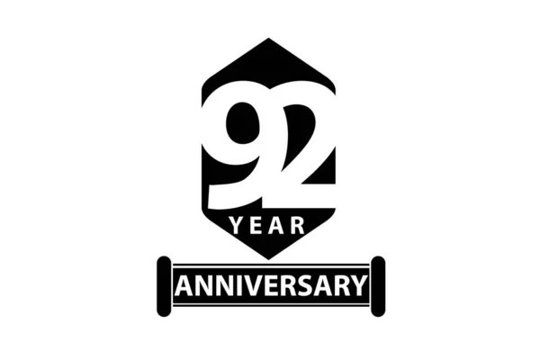 Years Anniversary Celebration Logotype Anniversary Logo — Vector de stock