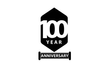 100 years anniversary celebration logotype. anniversary logo