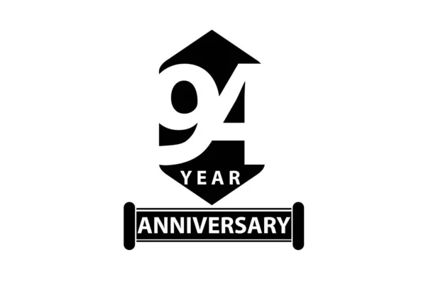 Years Anniversary Celebration Logotype Anniversary Logo — 스톡 벡터