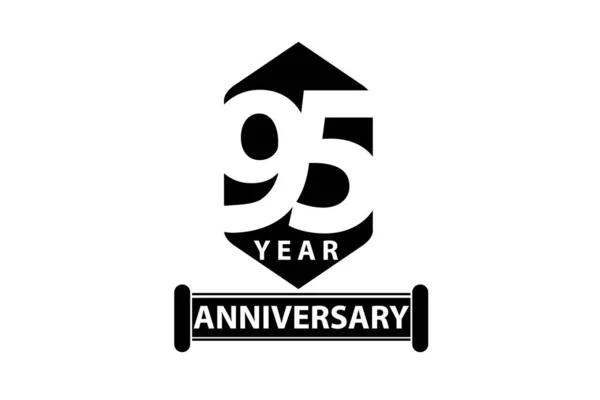 Years Anniversary Celebration Logotype Anniversary Logo — Vector de stock