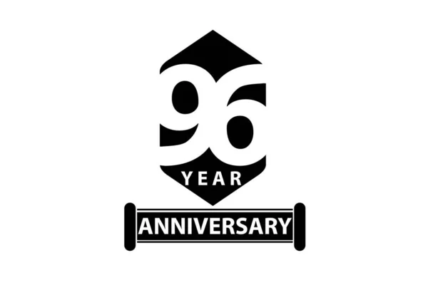 Years Anniversary Celebration Logotype Anniversary Logo — Archivo Imágenes Vectoriales
