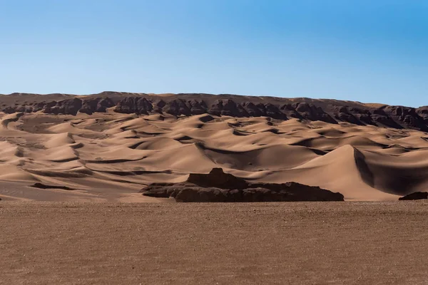 Formation Kaluts Sand Stones Yardang Dasht Lut Sahara Desert Iran — Stock Photo, Image