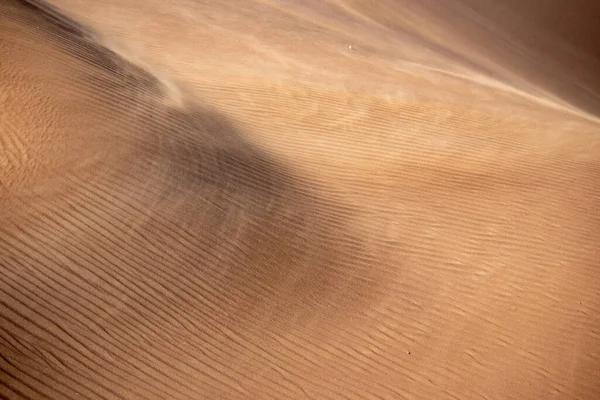 Образование Песков Пустыне Дашт Лут Сахара Волнистым Песчаным Рисунком Песчаной — стоковое фото