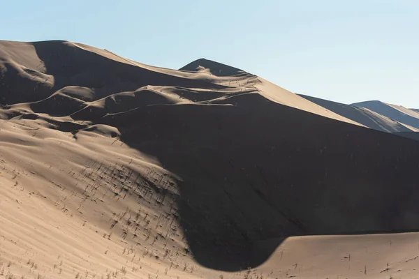 ダッシュ ルートやサハラ砂漠の自然や風景からの眺めです 中東砂漠 — ストック写真