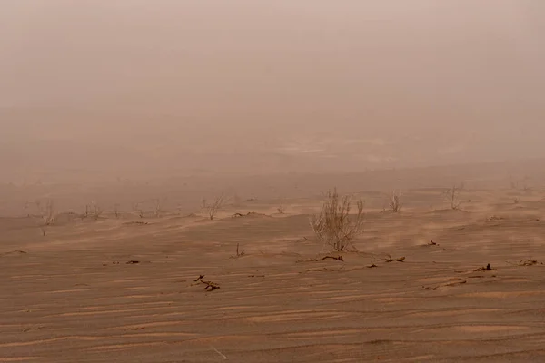 Temps Orageux Dans Dasht Lut Désert Sahara Nature Paysages Désert — Photo