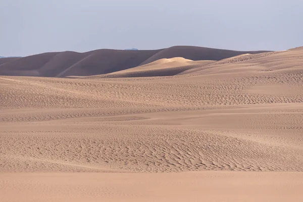 Formación Arenas Desierto Dasht Lut Sahara Con Patrón Arena Ondulada — Foto de Stock