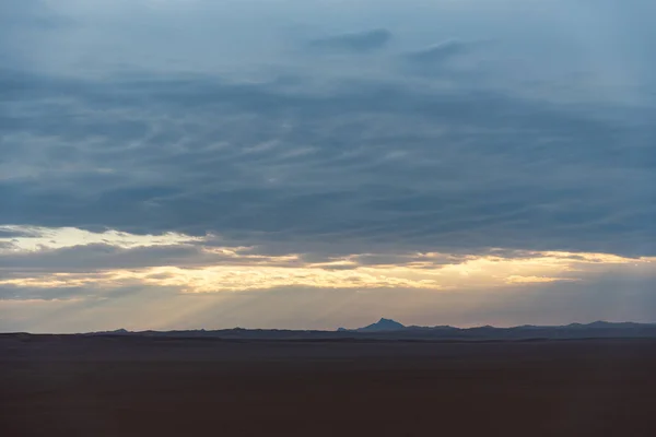 Příroda Krajina Dasht Lut Nebo Sahara Pouště Písečnými Dunami Popředí — Stock fotografie