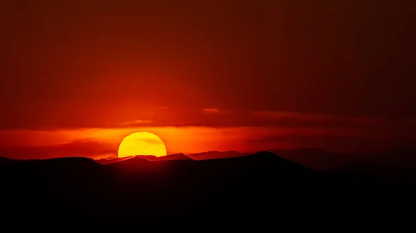 Vista Natureza Paisagens Dasht Lut Deserto Saara Pôr Sol Deserto — Fotografia de Stock