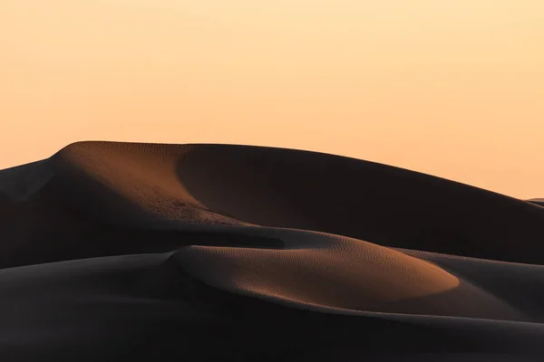 Vista Dalla Natura Paesaggi Dasht Lut Deserto Sahara Tramonto Medio — Foto Stock