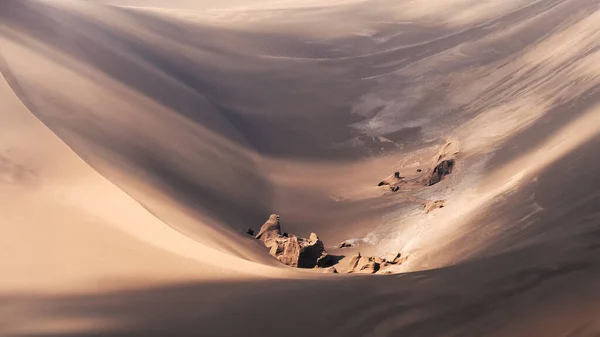 Vorming Van Kaluts Zandstenen Yardang Dasht Lut Sahara Woestijn Iran — Stockfoto