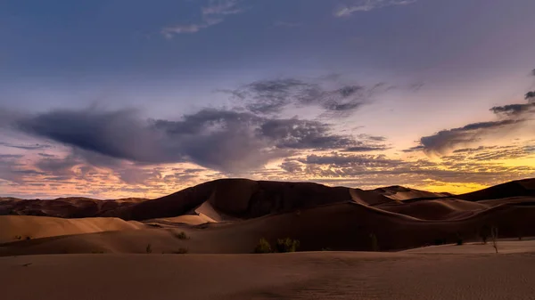 Вид Природи Краєвиди Тире Люту Або Пустелі Сахари Заході Сонця — стокове фото