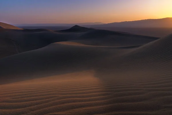 Vista Desde Naturaleza Paisajes Dasht Lut Desierto Sahara Atardecer Medio —  Fotos de Stock