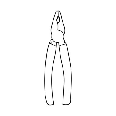 Vektör olarak kerpeten karalama simgesi. Vektörde elle çizilmiş kerpeten simgesi