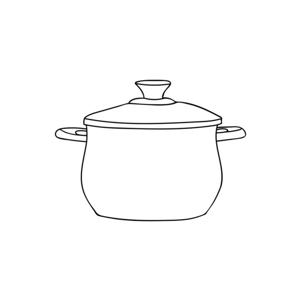 Doodle Steelpan Icoon Vector Handgetekende Steelpan Icoon Vector — Stockvector