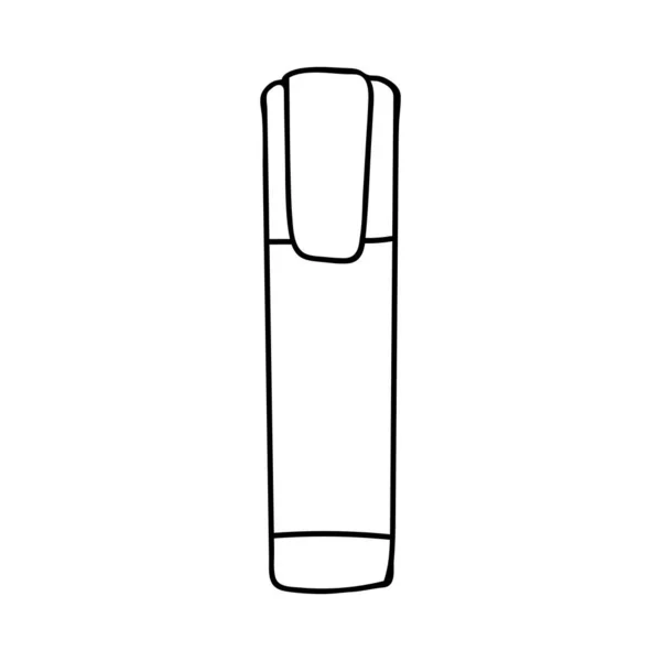 Gekritzelte Filzstiftzeichnung Vektor Handgezeichnetes Filzstift Symbol Vektor Vereinzelte Doodle Illustration — Stockvektor