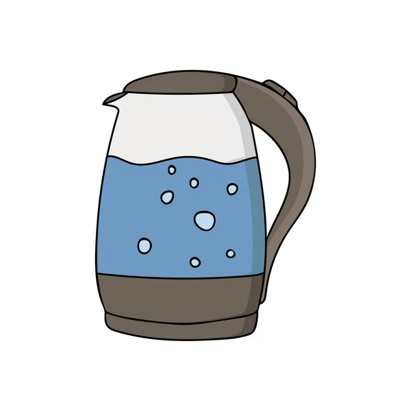 Icono de jarra de filtro de agua caricatura de icono de vector de jarra de  filtro de agua para diseño web aislado sobre fondo blanco