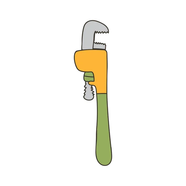 Plumping Tool Kleurrijke Doodle Illustratie Vector Plumping Tool Kleurrijk Pictogram — Stockvector