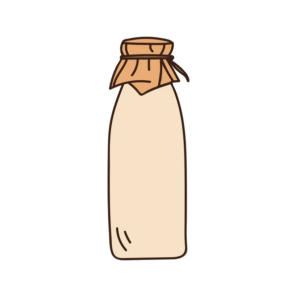 Δοχείο Γάλακτος Πολύχρωμο Doodle Εικονογράφηση Φορέα Δοχείο Γάλακτος Πολύχρωμο Εικονίδιο — Διανυσματικό Αρχείο