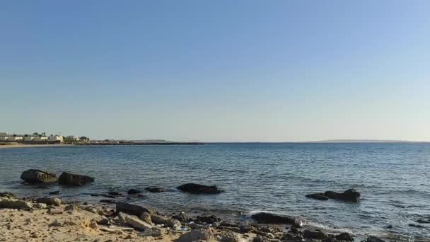 Vista Del Bonito Mar Rojo Viajes Verano Vacaciones Fondo Concepto — Vídeo de stock