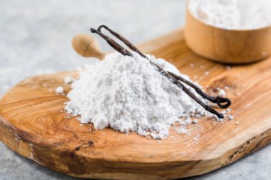 Yerden doğal vanilyalı şeker tozu