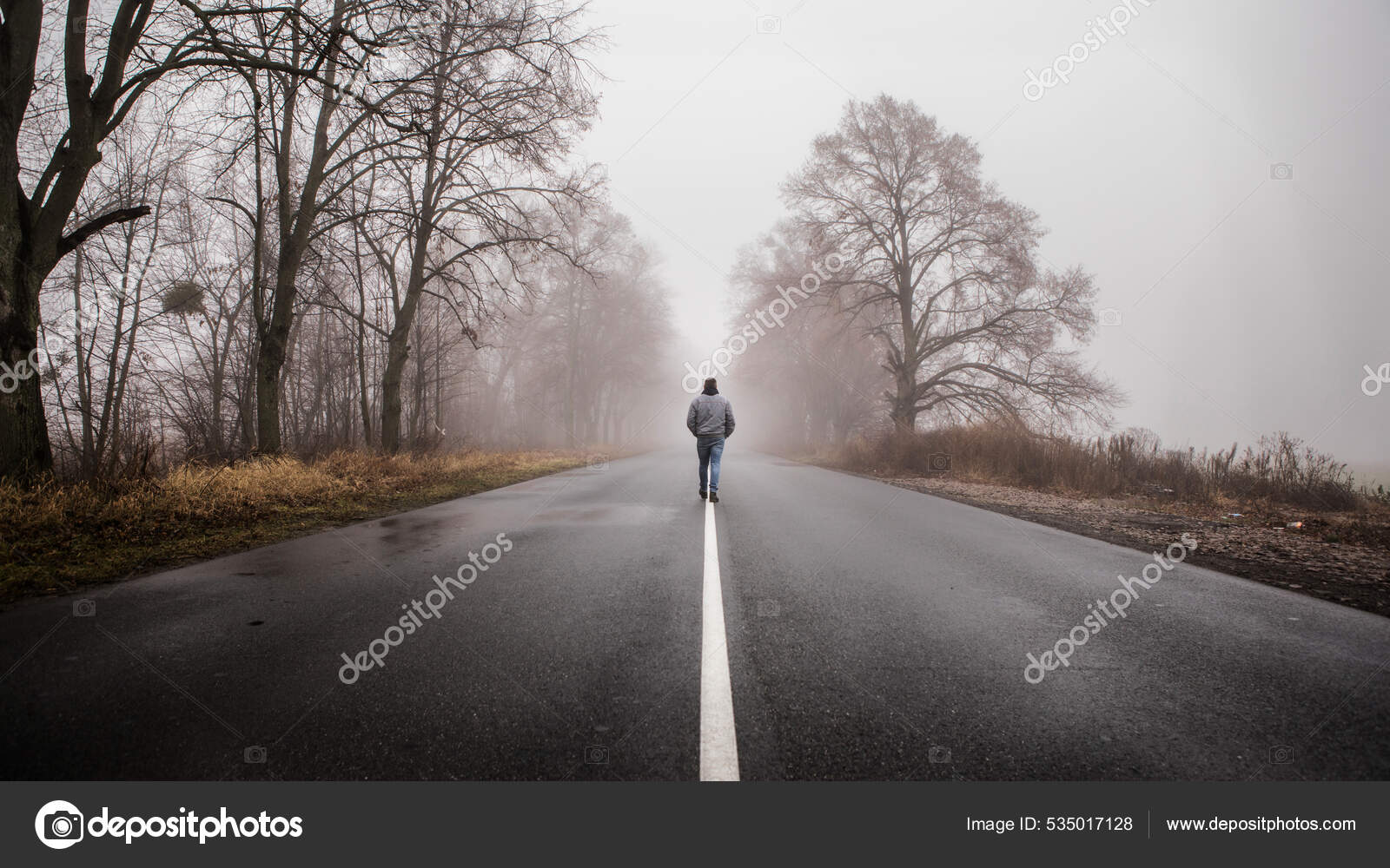 sad person walking away