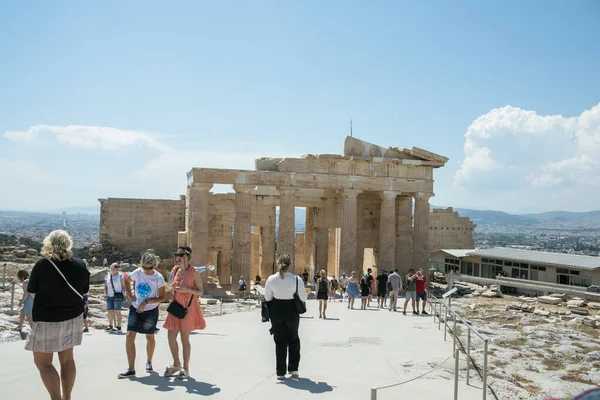 Templo Parthenon Ruínas Gregas Velhas Dia Ensolarado Acropolis Atenas Greece — Fotografia de Stock