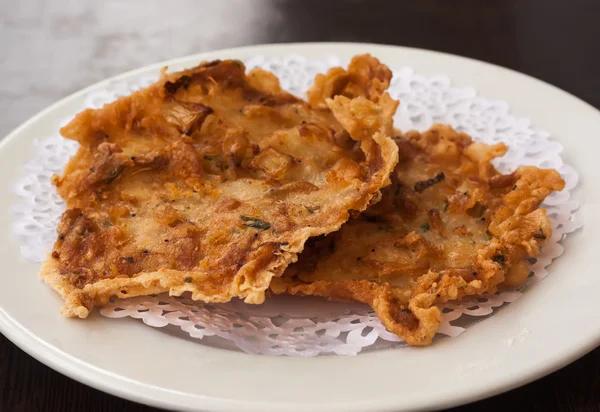 kızarmış karides kek (tortillitas de camarones)