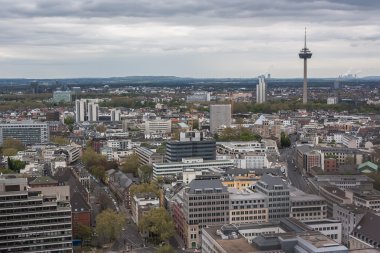Köln, Almanya havadan görünümü