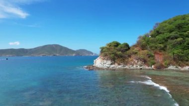 Playa Cristal Landscape. Tayrona National Park. Colombia.