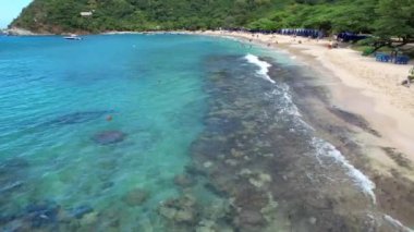 Manzara. Tayrona Ulusal Parkı. Kolombiya.