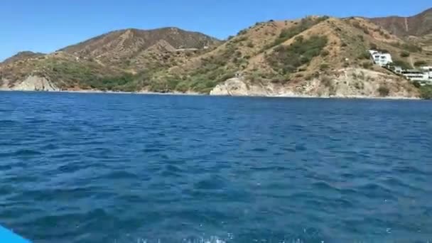 Landschaft Tayrona Nationalpark Kolumbien — Stockvideo