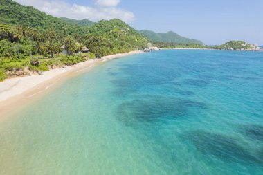 Tayrona Ulusal Doğal Parkı, Kolombiya Santa Marta şehrinin yanında.