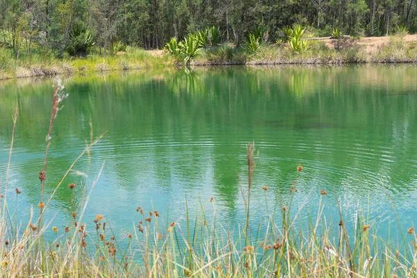 Blue Lake Located Villa Leyva Colombia — 图库照片