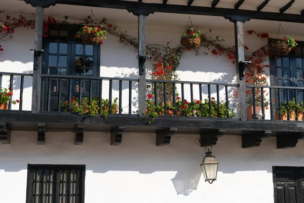 Colonial Houses Villa Leyva Colombia — стоковое фото