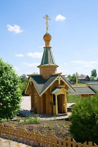 Gamla träkyrka — Stockfoto