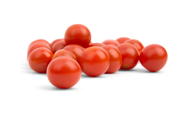 Birçok küçük kiraz domates — Stok fotoğraf