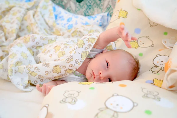 Cute Sleeping Newborn Baby Boy — Stock Photo, Image