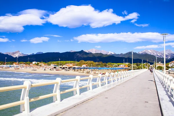 Forte dei marmi vista — Foto Stock