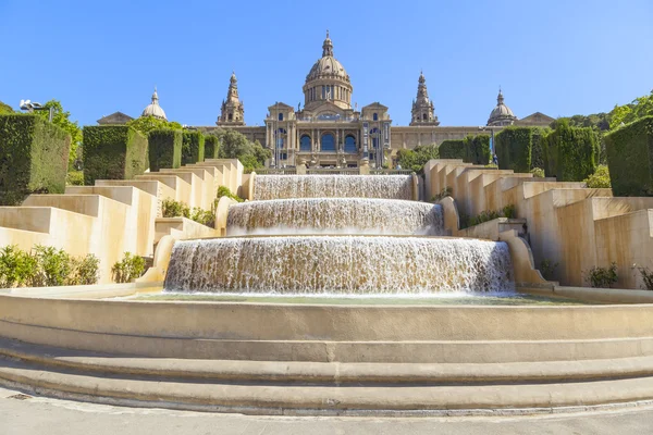 Nationales kunstmuseum in barcelona — Stockfoto