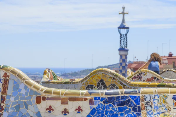 Park Guell in Barcelona — Stockfoto