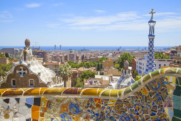 Park Guell in Barcelona — Stockfoto