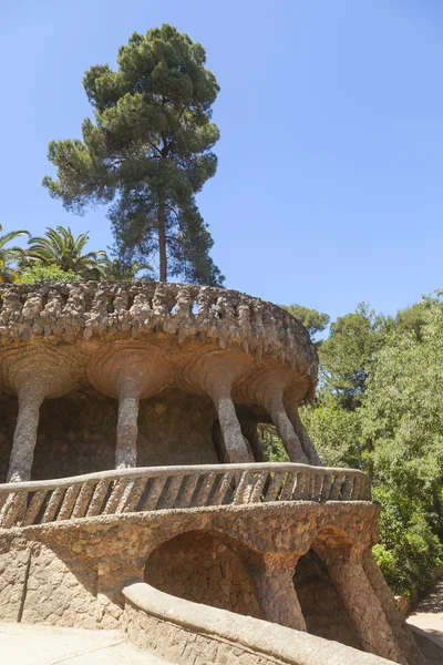 Guell parque na cidade de barcelona — Fotografia de Stock