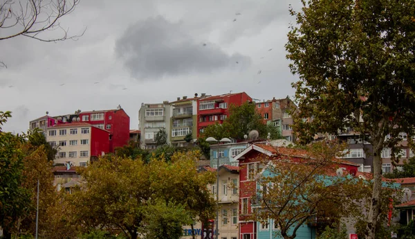 Balat Fatih Istanbul Turchia Ottobre Sabato 2021 Tempo Nuvoloso Quartiere — Foto Stock