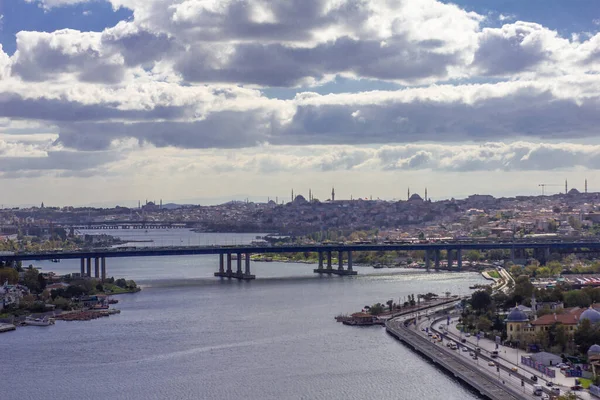 Eyp Istanbul Turecko Říjen Středa 2021 Pohled Zlatý Roh Pohled — Stock fotografie