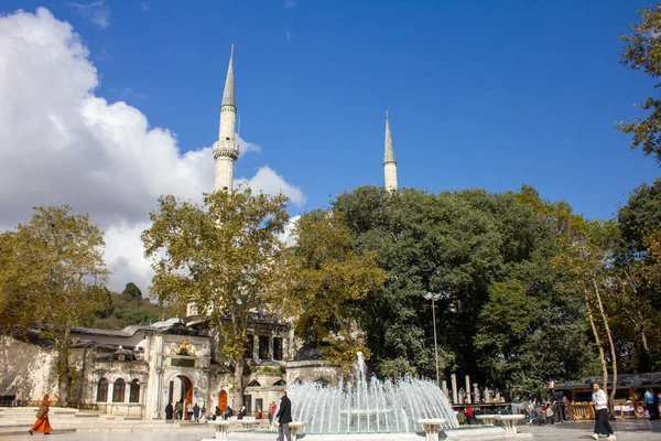 Eyp Istanbul Turecko Říjen Středa 2021 Eyp Sultán Mešita Uctívači — Stock fotografie