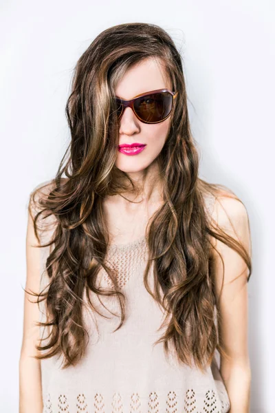 Fashion woman sunglasses Stock Picture