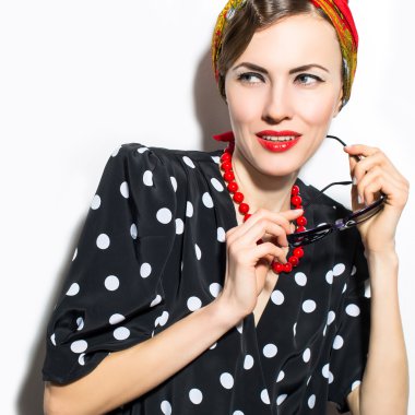 yakın çekim modeli yüz makyaj portre